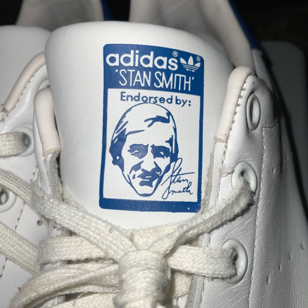 Adidas Originals Stan Smith Ortholite Trainers White Blue Skate Sneakers… - Picture 5 of 13